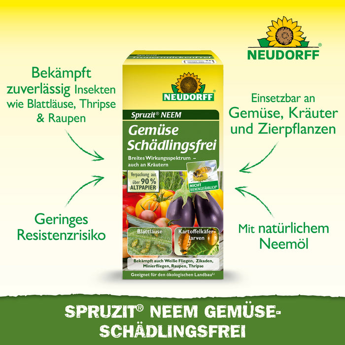 Neudorff Spruzit NEEM GemüseSchädlingsfrei - Silberkraft