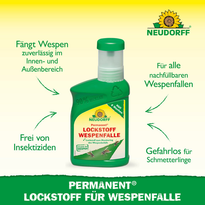 Neudorff Permanent Lockstoff WespenFalle - Silberkraft