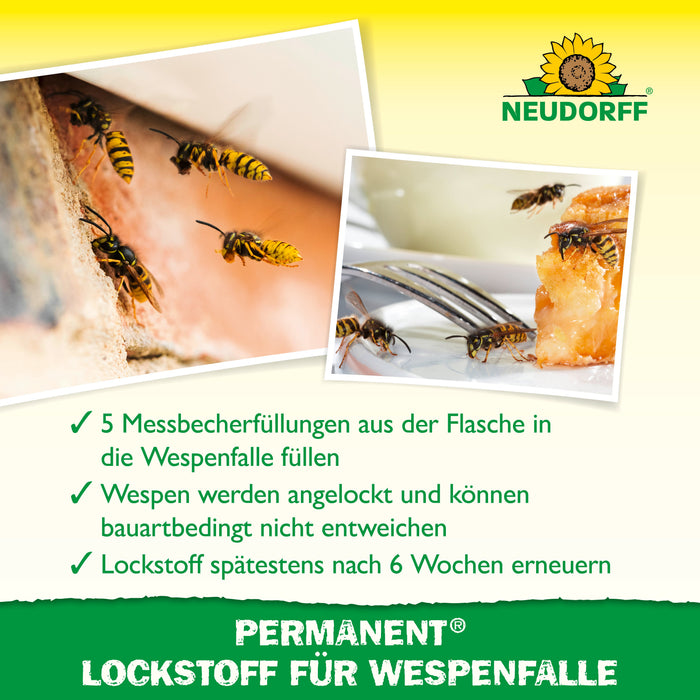 Neudorff Permanent Lockstoff WespenFalle - Silberkraft