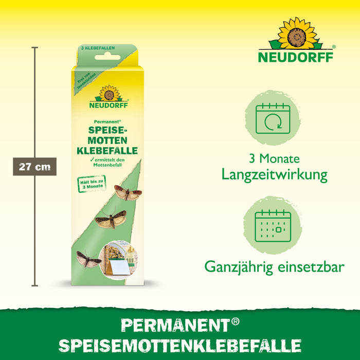 Neudorff Permanent SpeisemottenKlebefalle - Silberkraft