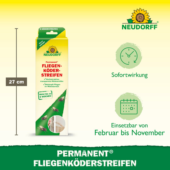 Neudorff Permanent FliegenköderStreifen - Silberkraft