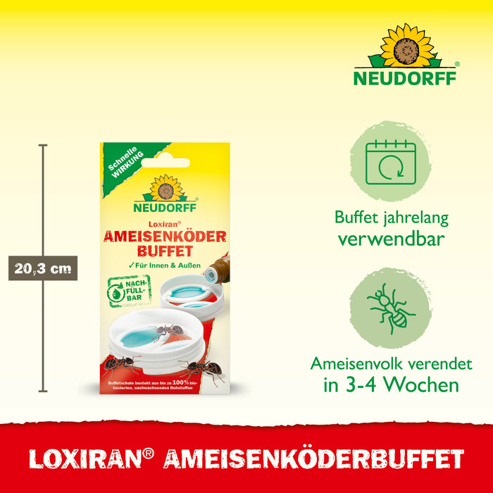 Neudorff Loxiran Ameisenköderbuffet - Silberkraft