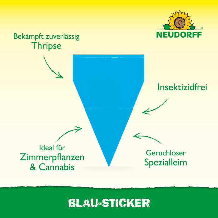 Neudorff Blau-Sticker - Silberkraft