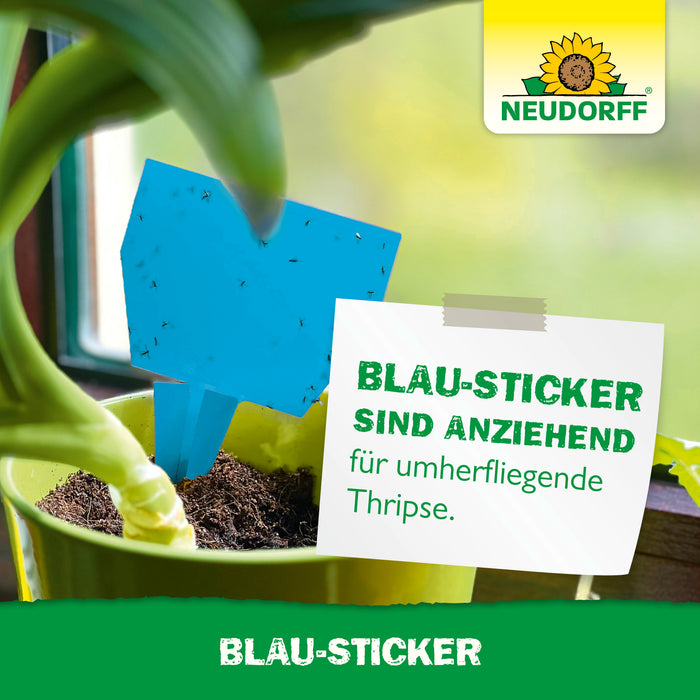 Neudorff Blau-Sticker - Silberkraft