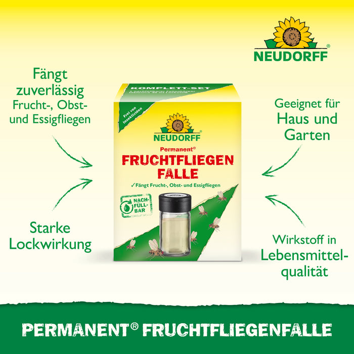Neudorff Permanent FruchtfliegenFalle - Silberkraft
