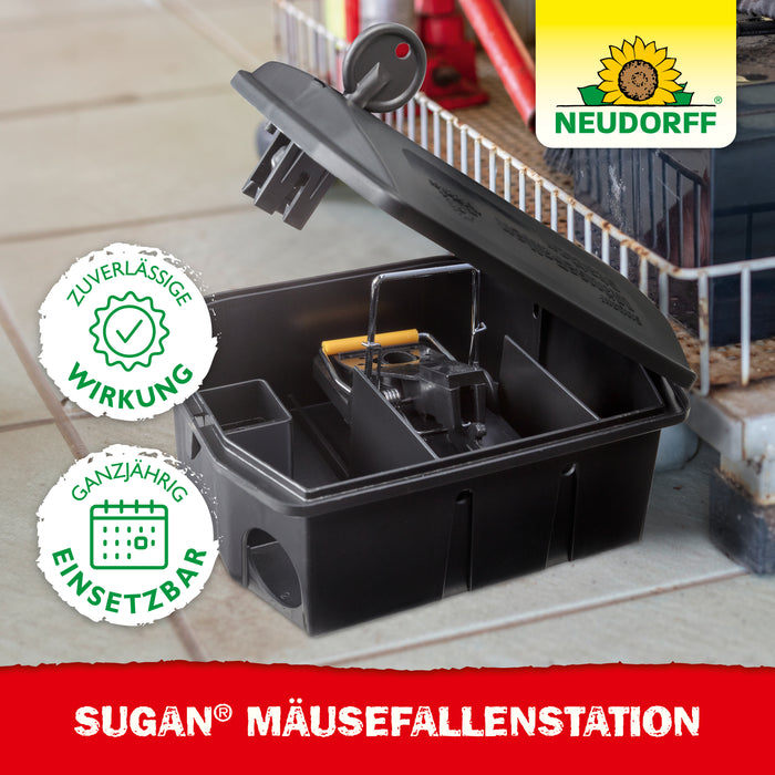 Neudorff Sugan MäuseKöderStation&Duftköder - Silberkraft