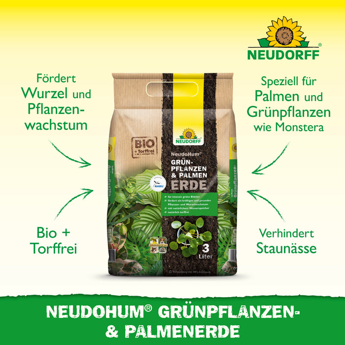 Neudorff NeudoHum Grünpflanzen- & PalmenErde - Silberkraft