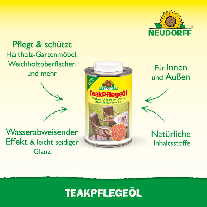 Neudorff TeakPflegeÖl - Silberkraft