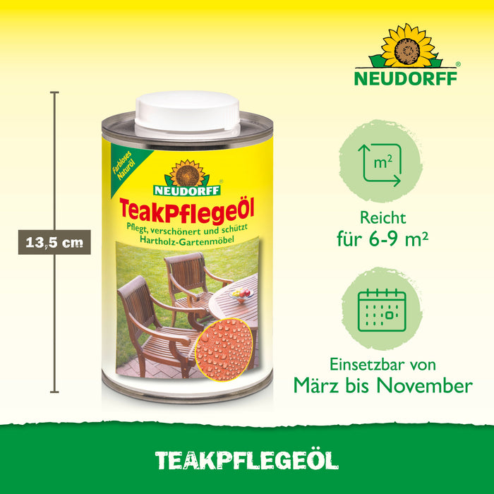 Neudorff TeakPflegeÖl - Silberkraft