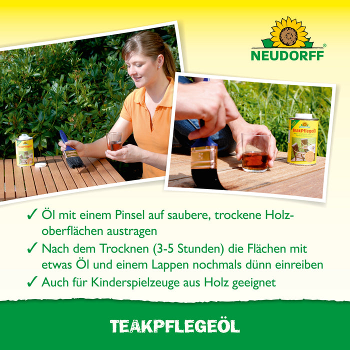 Neudorff TeakPflegeÖl - Silberkraft