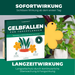 Gelbfalle Gelbtafeln Gelbsticker 12 Stück gegen Fruchtfliegen, Trauermücken, uvm. - Silberkraft