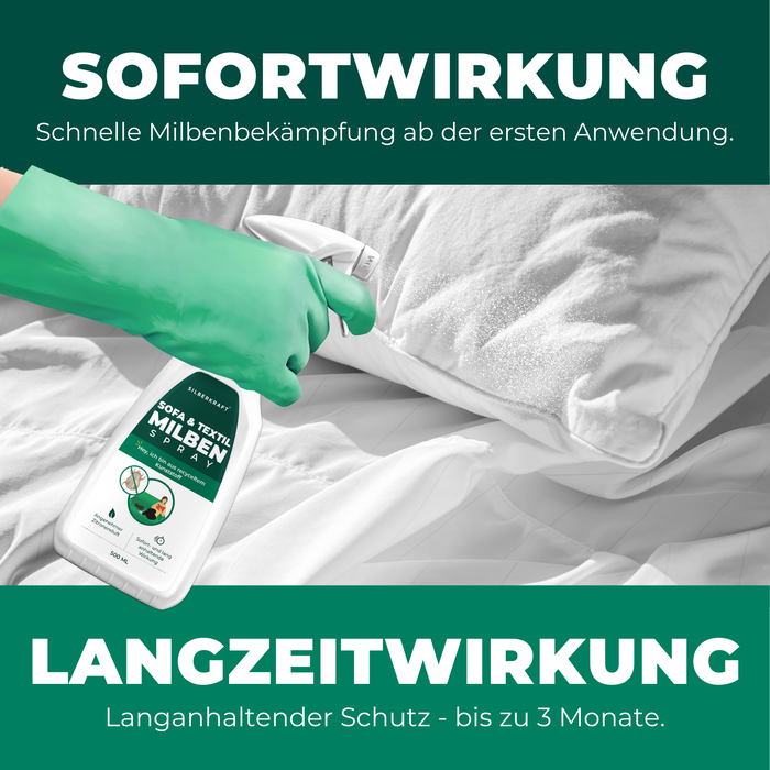 Milbenspray Sofa & Textil - Silberkraft