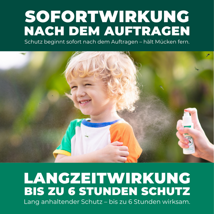 Mückenspray für Kinder & Babys ab dem 6ten Monat - Silberkraft