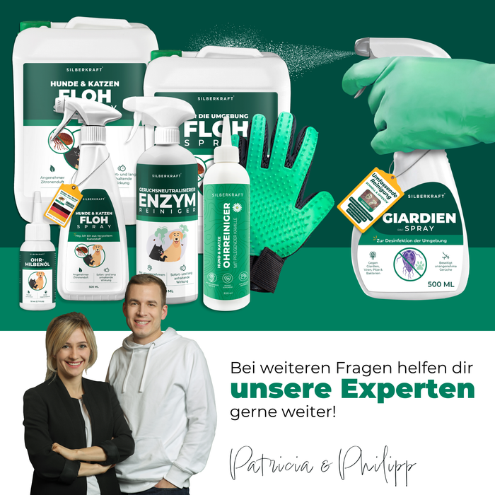 Giardienspray gegen Giardien, Bakterien, Viren & Pilze inkl. kostenloses eBook - Silberkraft