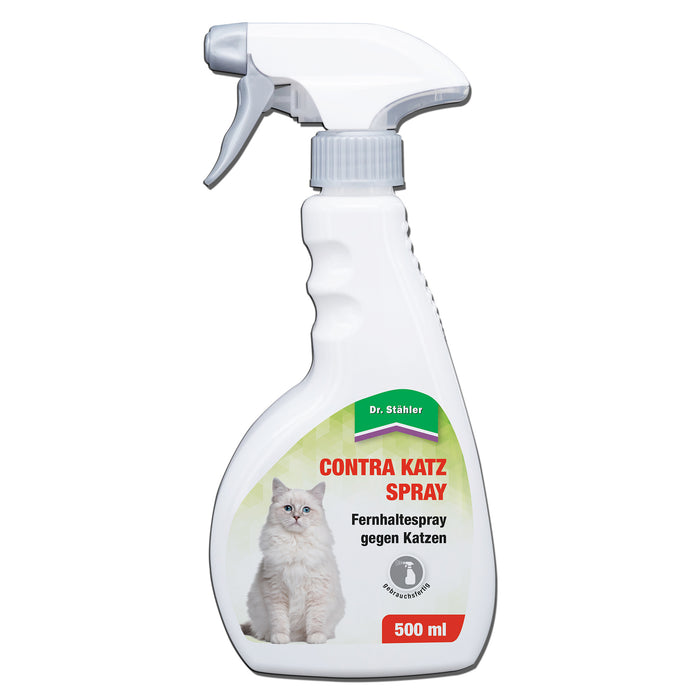 Contra Katzen-Fernhaltespray: Zuverlässiger Katzenschutz für Haus und Garten - Silberkraft