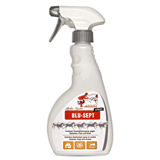 Effektives farbloses Desinfektionsspray für Pferdestallhygiene - Silberkraft
