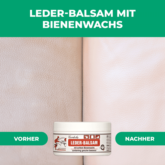 Leder-Balsam mit Bienenwachs: Optimale Pflege für Sattel und glattes Leder - Silberkraft