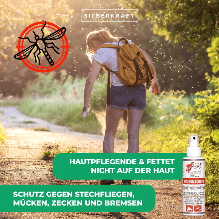 Effektives Mückenschutz-Spray für Reiter - Silberkraft