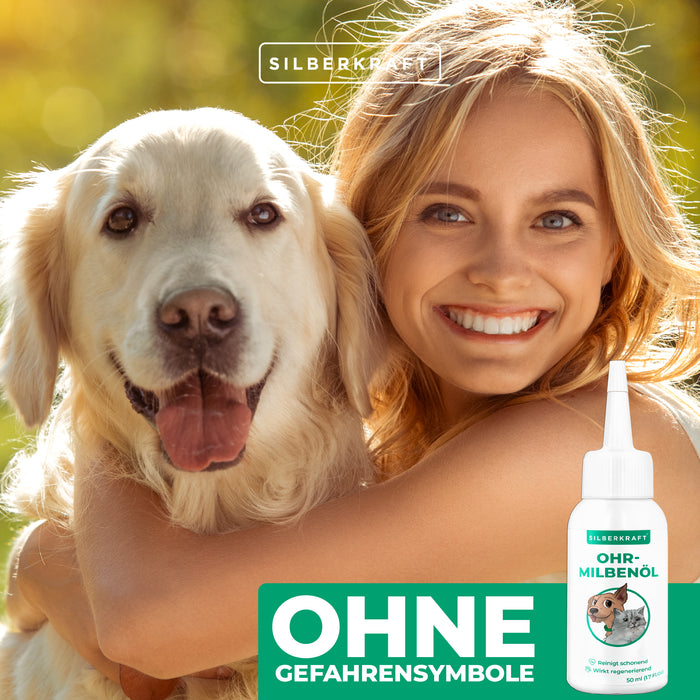 Ohrmilbenöl Hund/Katze - Silberkraft