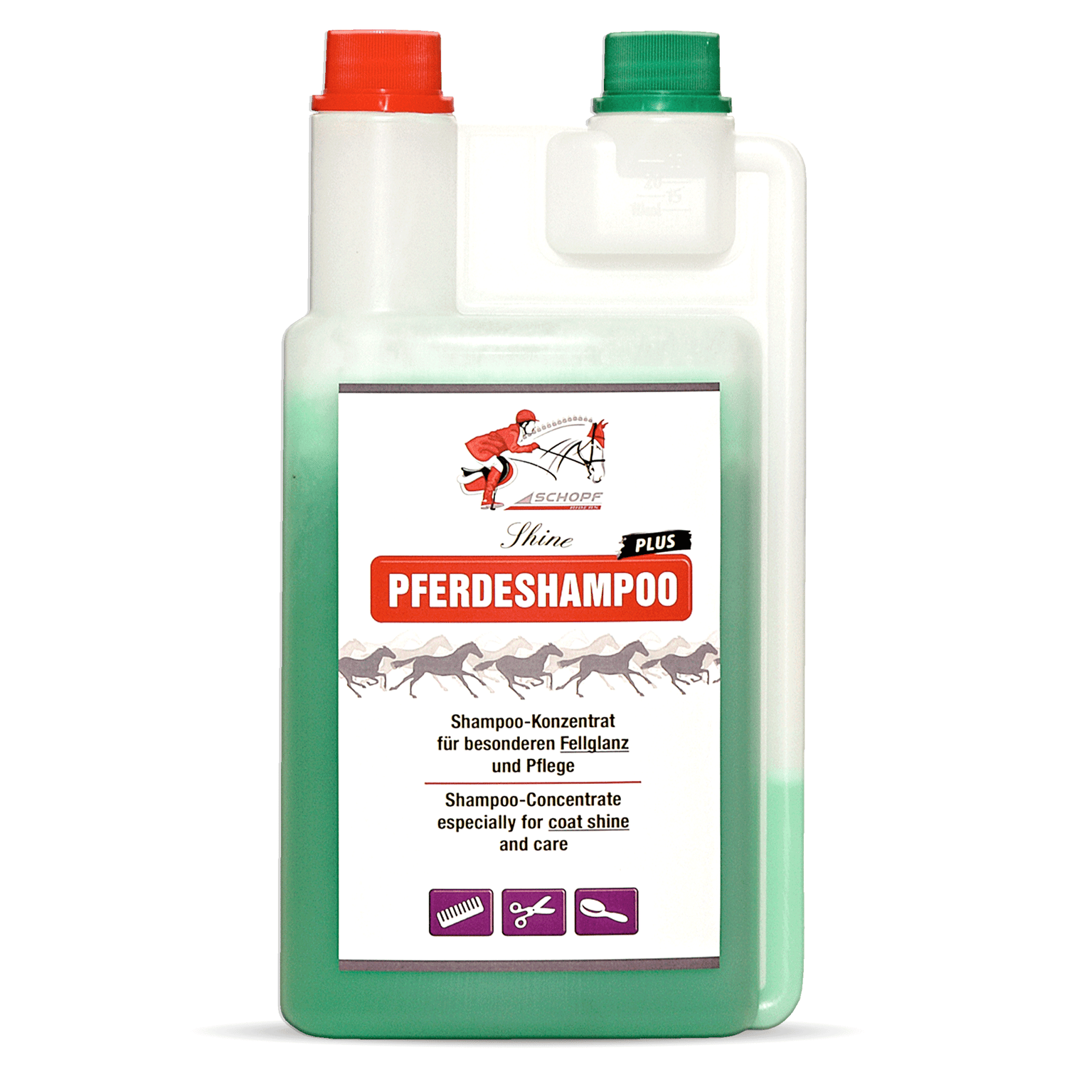 Pferdeshampoo Plus: für gesundes und glänzendes Pferdefell - Silberkraft