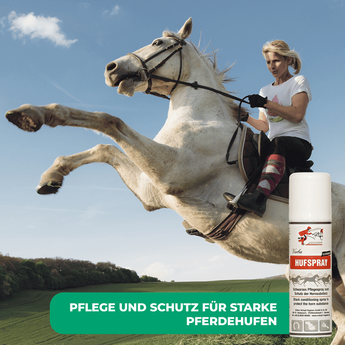 Schwarzes Hufspray: Pflege und Schutz für starke Pferdehufen - Silberkraft