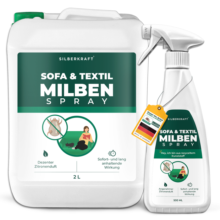 Milbenspray Sofa & Textil - Silberkraft