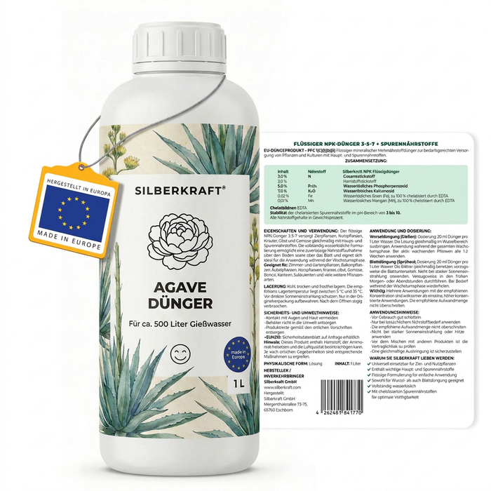 Agave-Dünger - back