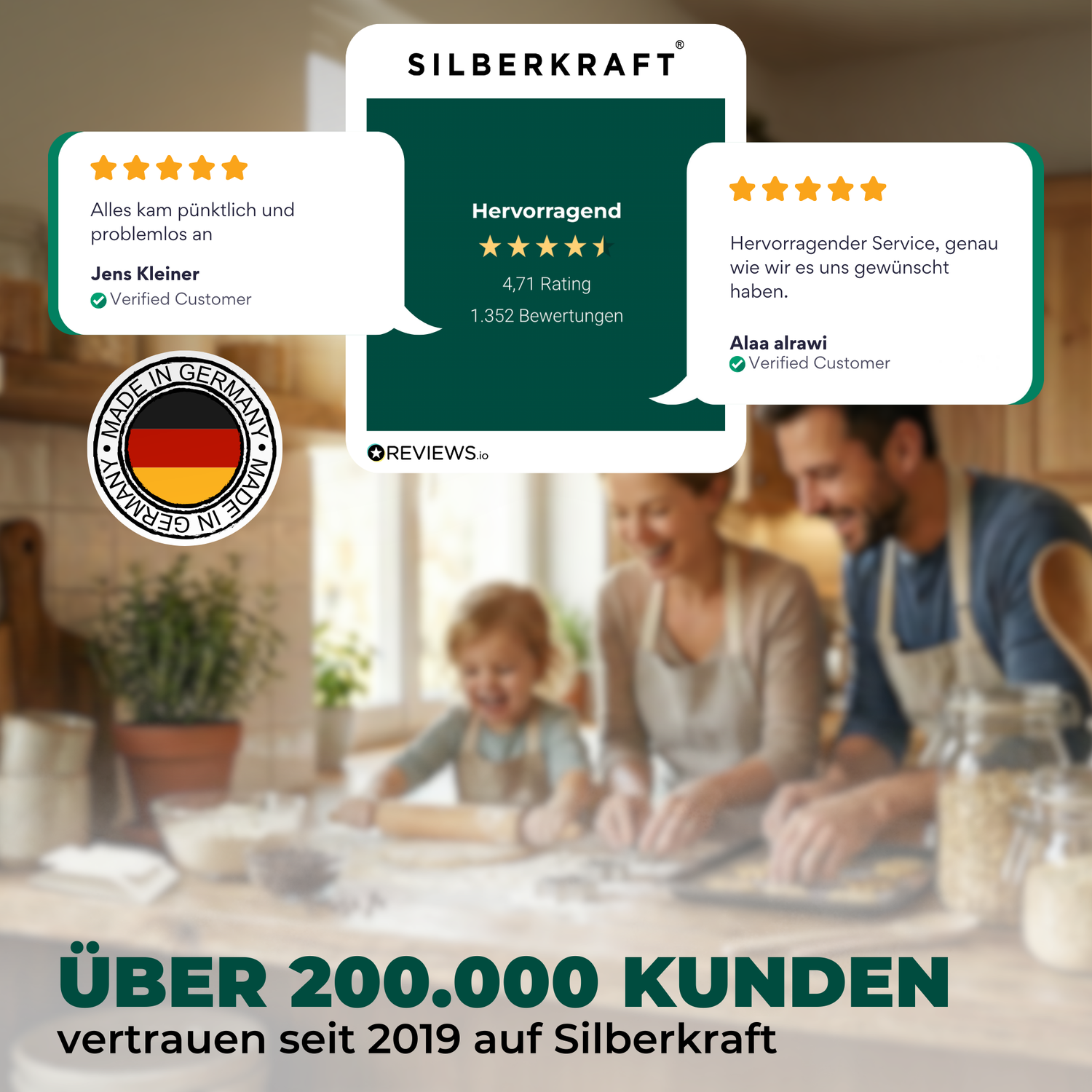 Silberkraft Kundenbewertungen – über 200.000 Kunden vertrauen seit 2019 auf Schädlingsfallen