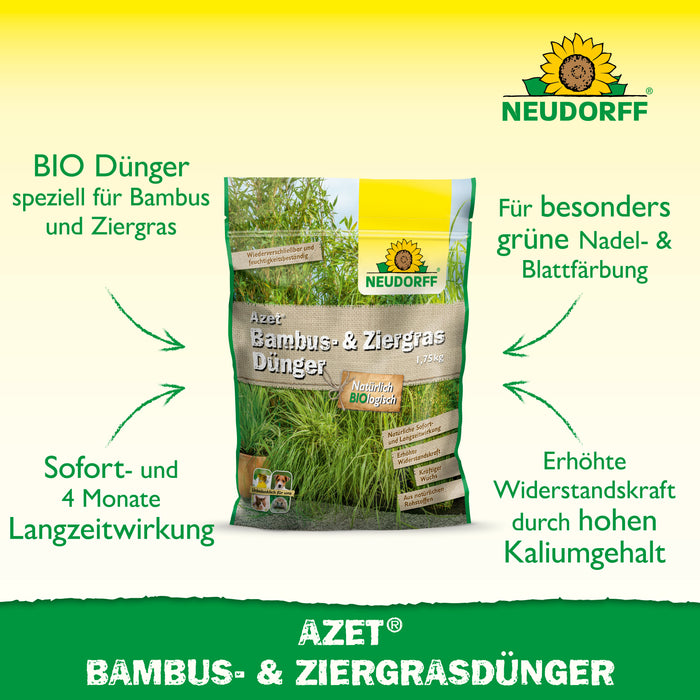 Neudorff Azet Bambus- & Ziergras Dünger - Silberkraft