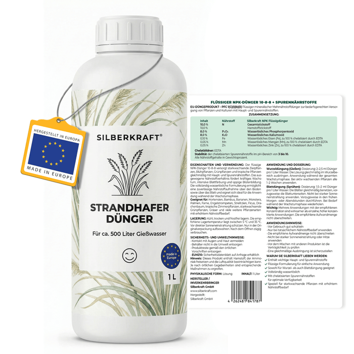 Strandhafer-Dünger - Silberkraft