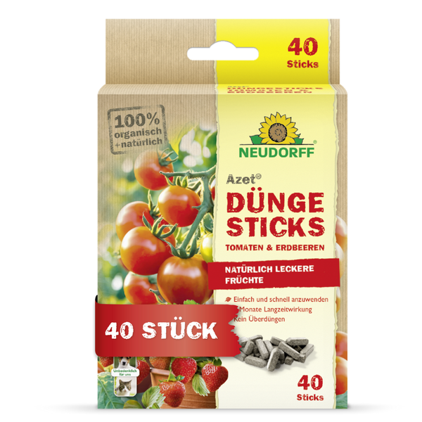 Neudorff Azet DüngeSticks für Tomaten und Erdbeeren - Silberkraft
