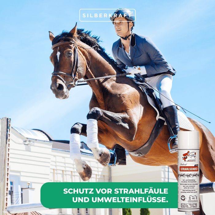 Strahlschutz Spray für robuste Pferdehufen - Silberkraft