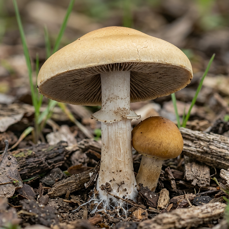 Ackerling (Gattung) (Agrocybe), KI-Illustration