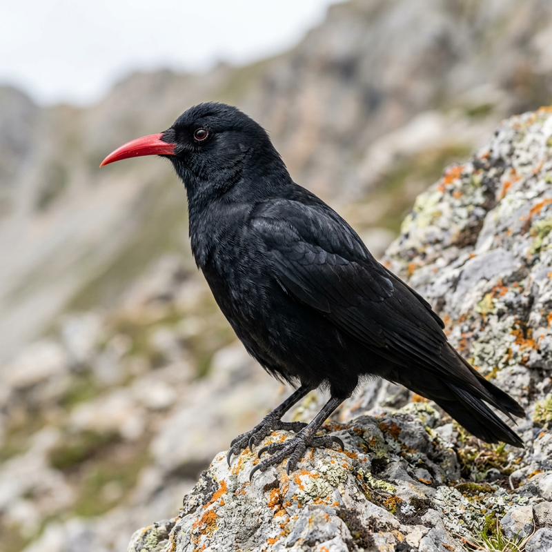 Alpenkrähe
