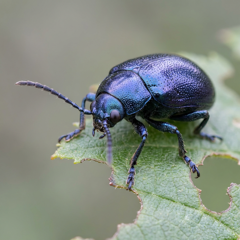 Blauer Erlenblattkäfer