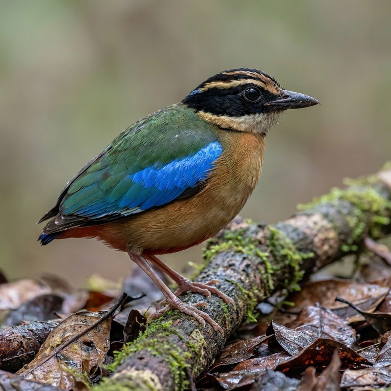 Blauflügelpitta