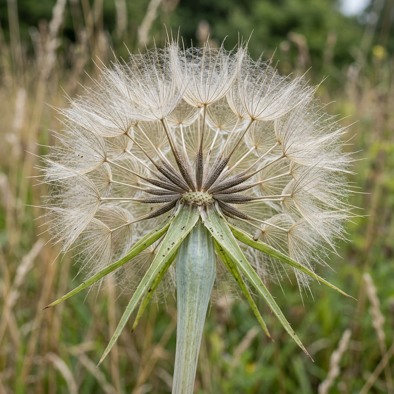 Bocksbart (Tragopogon), KI-Illustration