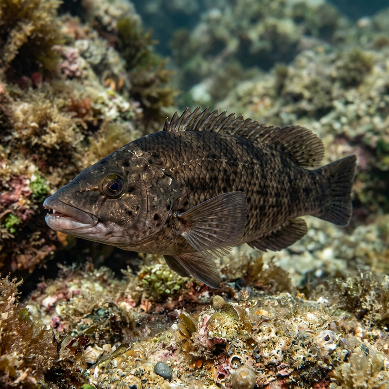 Brauner Lippfisch