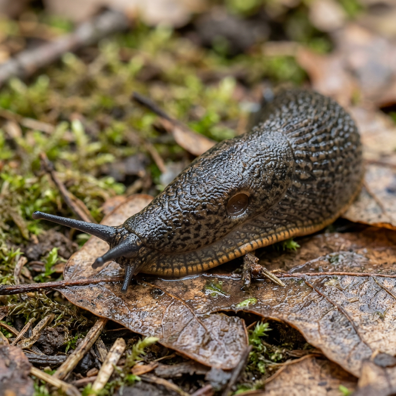 Dunkle Wegschnecke