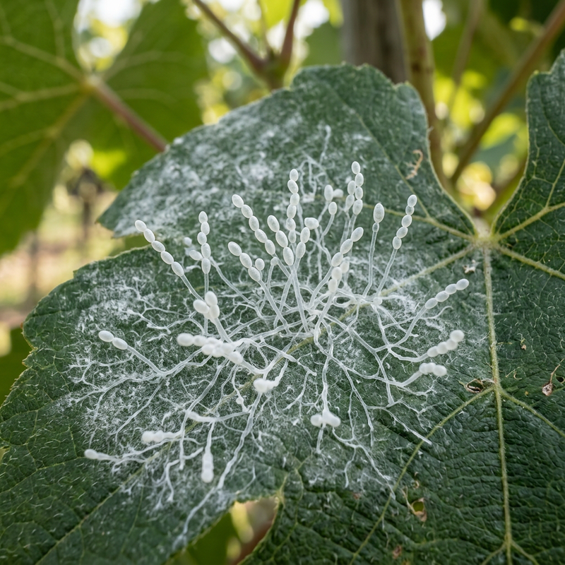 Echter Mehltau der Weinrebe