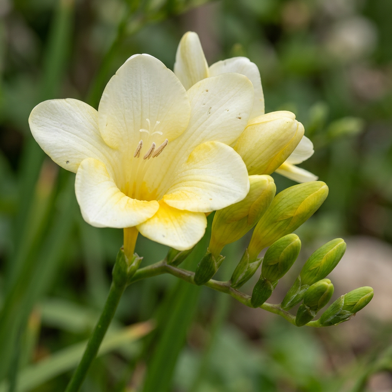 Freesie (Freesia), KI-Illustration