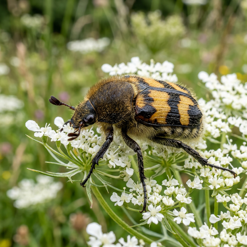 Gebänderter Pinselkäfer