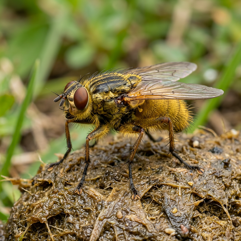 Gelbe Dungfliege