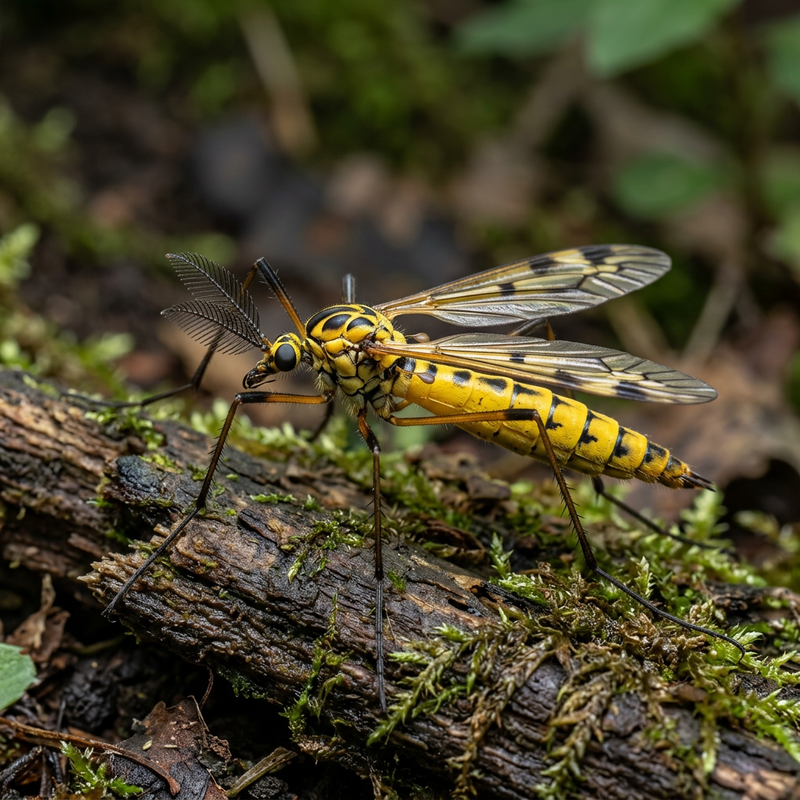 Gelbe Kammschnake