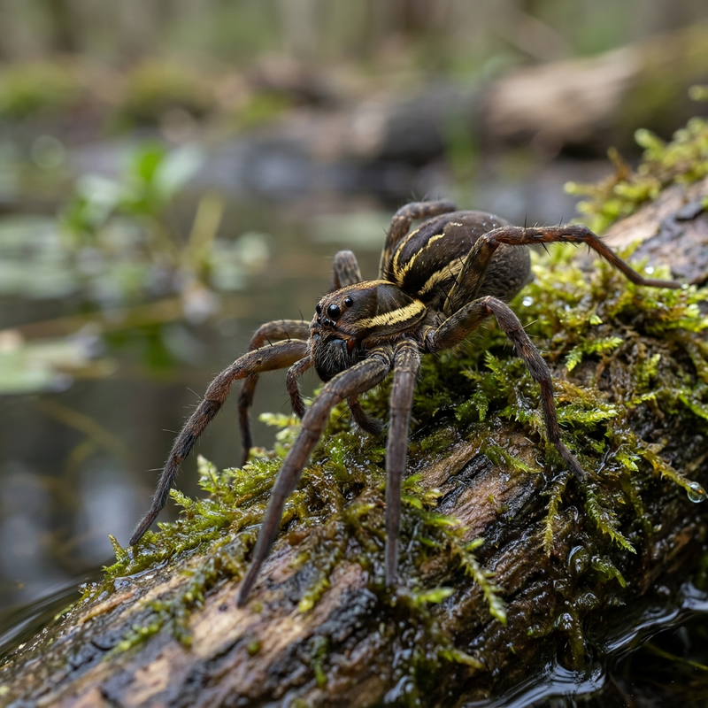 Gerandete Jagdspinne