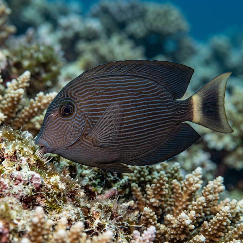 Gestreifter Borstenzahndoktorfisch