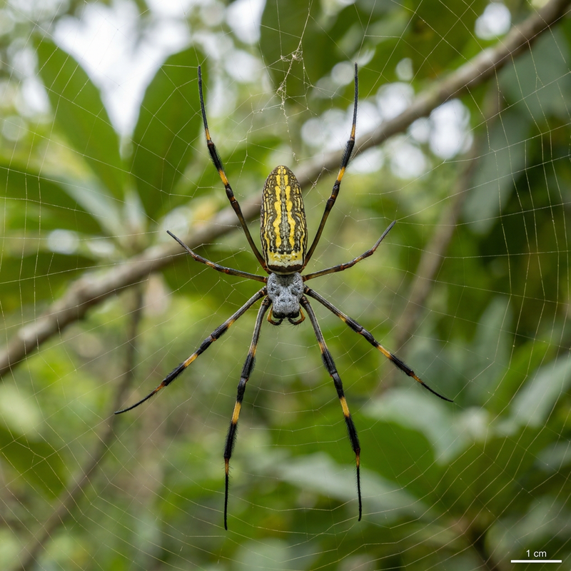Goldene Seidenspinne