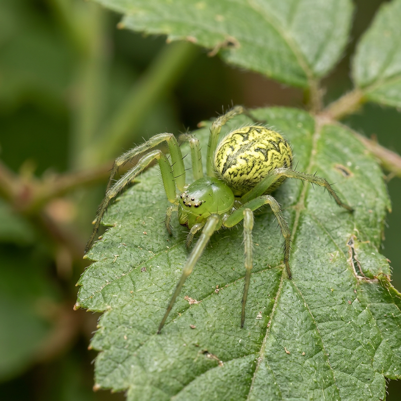 Grüne Kräuselspinne