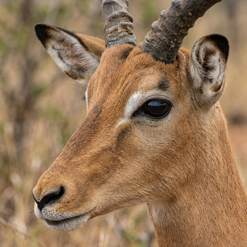 Impala (Aepyceros melampus), KI-Illustration
