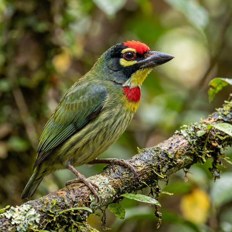 Kupferschmied-Bartvogel